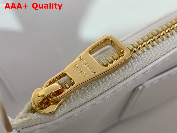 Louis Vuitton Capucines East West MM Optical White Lambskin Leather Replica