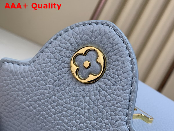 Louis Vuitton Capucines East West Mini Bleu Olympe Taurillon Leather M28199 Replica