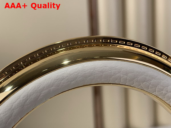 Louis Vuitton Capucines East West Mini Handbag in Vanilla Taurillon Leather with Metallic Handle M26345 Replica