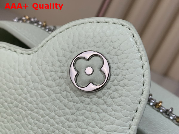 Louis Vuitton Capucines East West Mini Jade Green Taurillon Leather with Decorative Chain M28198 Replica