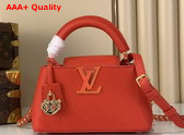 Louis Vuitton Capucines East West Mini Sari Red Taurillon Leather M27300 Replica