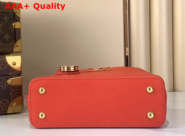 Louis Vuitton Capucines East West Mini Sari Red Taurillon Leather M27300 Replica