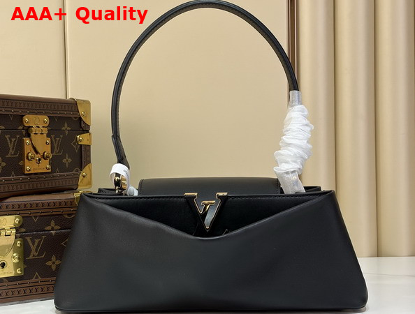 Louis Vuitton Capucines Edito in Black Calfskin Leather M29959 Replica