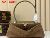Louis Vuitton Capucines Edito in Mocha Suede Leather M29642 Replica