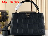 Louis Vuitton Capucines MM Black Damier Quilted Lambskin Replica