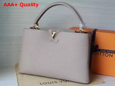 Louis Vuitton Capucines MM Cuir Taurillon Galet Replica