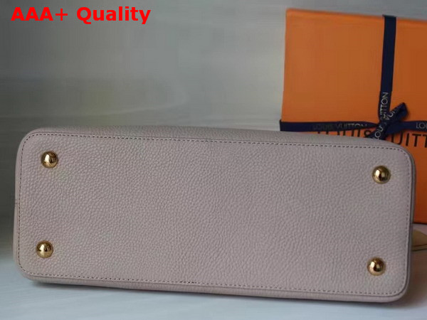 Louis Vuitton Capucines MM Cuir Taurillon Galet Replica