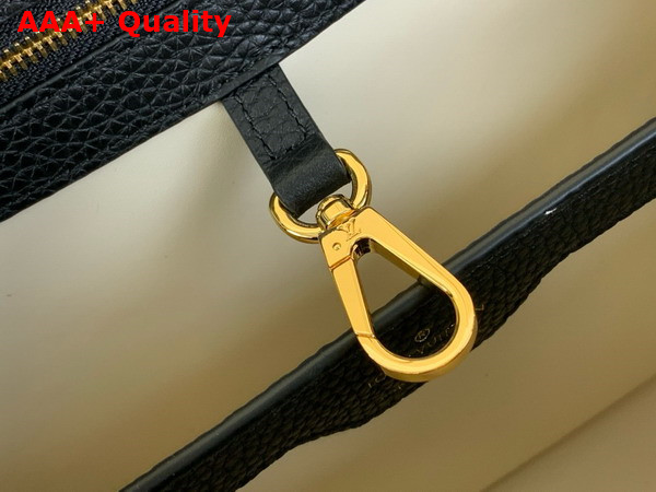 Louis Vuitton Capucines MM Handbag in Black Taurillon Leather Replica