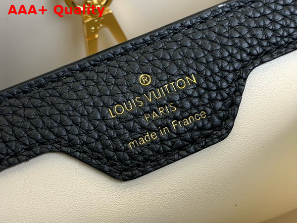 Louis Vuitton Capucines MM Handbag in Black Taurillon Leather Replica