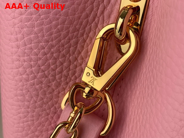Louis Vuitton Capucines MM Handbag in Candy Pink Taurillon Leather Replica