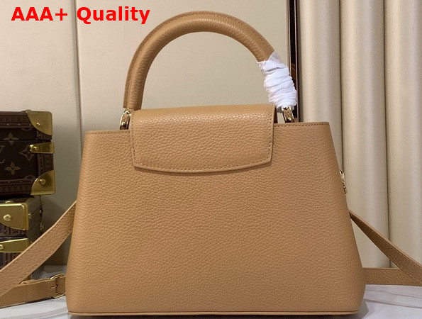 Louis Vuitton Capucines MM Handbag in Noisette Taurillon Leather M28713 Replica