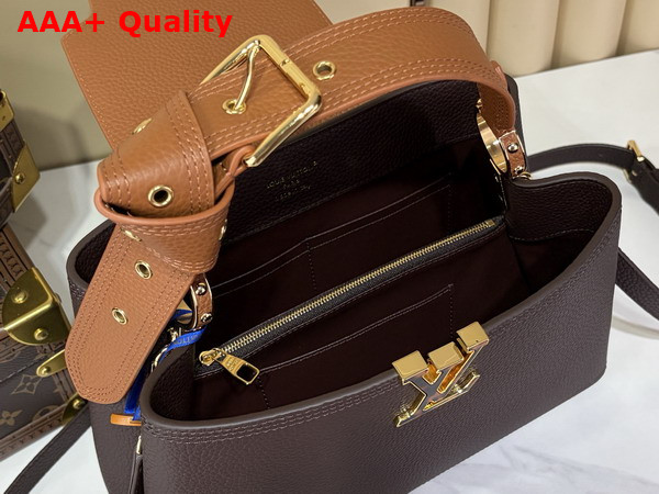 Louis Vuitton Capucines MM Mahogany Taurillon Leather Replica