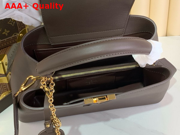 Louis Vuitton Capucines MM Souple Chocolate Brown Calfskin Leather M12927 Replica
