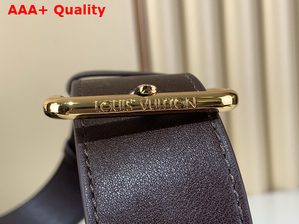 Louis Vuitton Capucines MM Souple Chocolate Suede Calfskin Leather and Shearling M26323 Replica