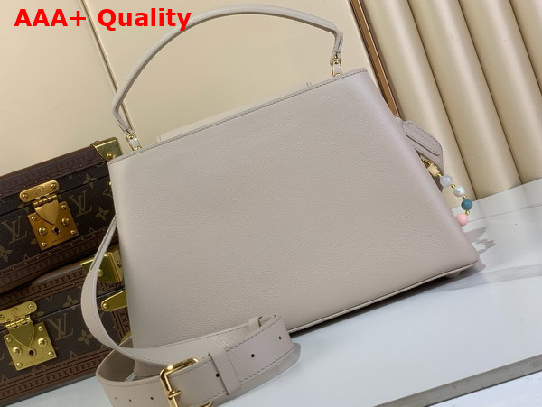 Louis Vuitton Capucines MM Souple Greige Calfskin Leather M12929 Replica