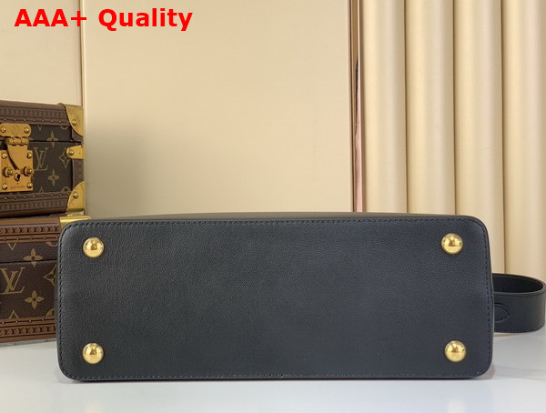 Louis Vuitton Capucines MM Souple in Black Calfskin Leather M14370 Replica