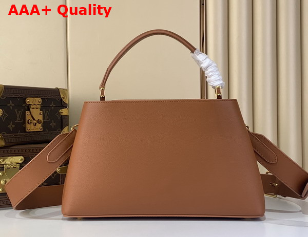 Louis Vuitton Capucines MM Souple in Cognac Calfskin Leather M14371 Replica