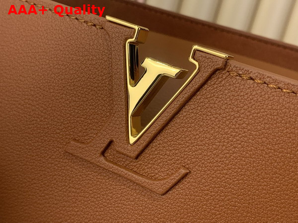Louis Vuitton Capucines MM Souple in Cognac Calfskin Leather M14371 Replica