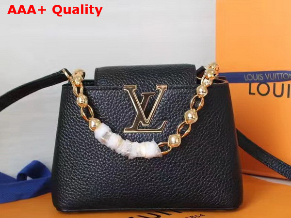 Louis Vuitton Capucines Mini Chain Cuir Taurillon M42935 Replica