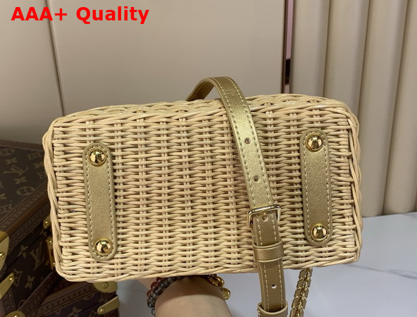 Louis Vuitton Capucines Mini Gold Rattan and Cowhide Leather M28544 Replica
