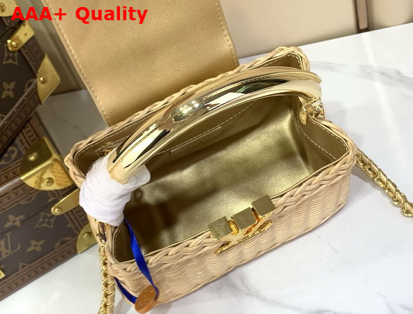 Louis Vuitton Capucines Mini Gold Rattan and Cowhide Leather M28544 Replica