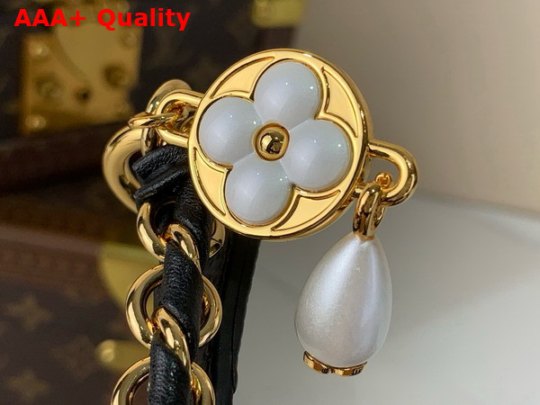 Louis Vuitton Capucines Mini Handbag Black Mother of Pearl Taurillon Leather Replica