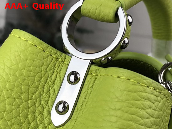 Louis Vuitton Capucines Mini Handbag Vert Chartreuse Taurillon Leather M55985 Replica