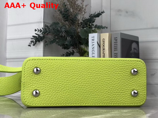 Louis Vuitton Capucines Mini Handbag Vert Chartreuse Taurillon Leather M55985 Replica