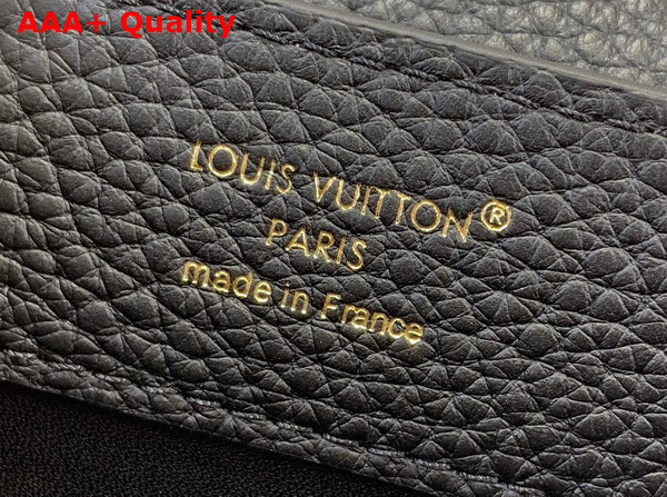 Louis Vuitton Capucines Mini Handbag in Black Taurillon Leather Part of the Harmony Collection Replica