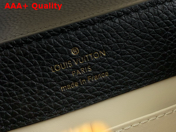 Louis Vuitton Capucines Mini Handbag in Black Taurillon Leather Replica