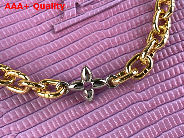 Louis Vuitton Capucines Mini Handbag in Light Purple Lizard Effect Cowhide Leather Replica