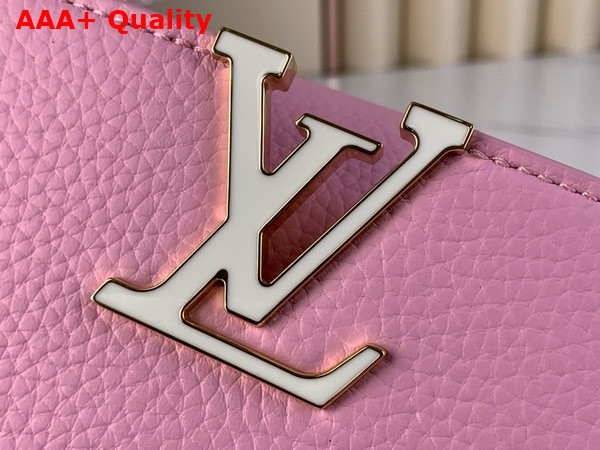 Louis Vuitton Capucines Mini Handbag in Marshmallow Pink Taurillon Leather M24989 Replica