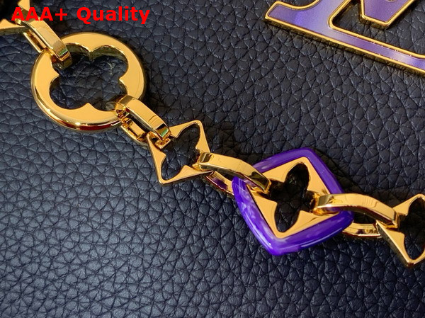 Louis Vuitton Capucines Mini Handbag in Navy Taurillon Leather Part of the Harmony Collection M14971 Replica