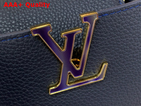 Louis Vuitton Capucines Mini Handbag in Navy Taurillon Leather Part of the Harmony Collection M14971 Replica