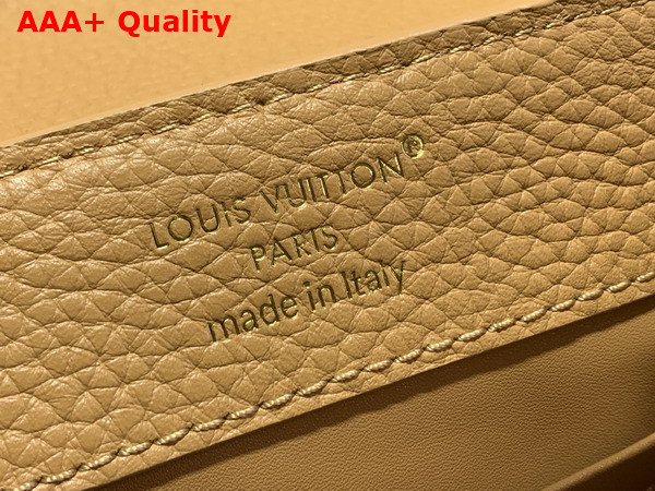 Louis Vuitton Capucines Mini Handbag in Noisette Taurillon Leather Replica