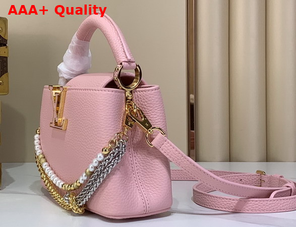Louis Vuitton Capucines Mini Sweet Pink Taurillon Leather M27309 Replica