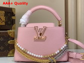 Louis Vuitton Capucines Mini Sweet Pink Taurillon Leather M27309 Replica