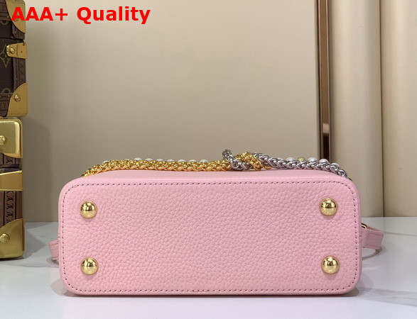 Louis Vuitton Capucines Mini Sweet Pink Taurillon Leather M27309 Replica