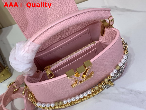 Louis Vuitton Capucines Mini Sweet Pink Taurillon Leather M27309 Replica