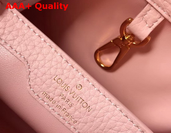 Louis Vuitton Capucines PM Magnolia Full Grain Taurillon Leather M42258 Replica