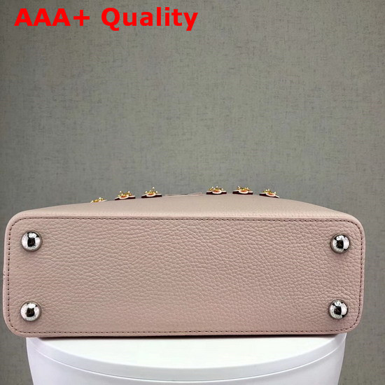 Louis Vuitton Capucines BB in Pink with Flowers Replica