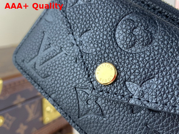 Louis Vuitton Card Holder Recto Verso Black Monogram Empreinte Leather M69421 Replica