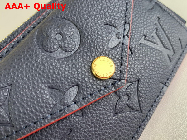Louis Vuitton Card Holder Recto Verso Marine Rouge Monogram Empreinte Leather M69420 Replica