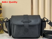 Louis Vuitton Cargo Wearable Wallet in Black Monogram Midnight Coated Canvas M26726 Replica