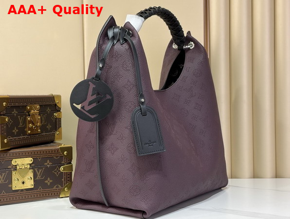 Louis Vuitton Carmel Handbag in Mahogany Mahina Perforated Leather M2A651 Replica
