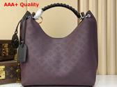 Louis Vuitton Carmel Handbag in Mahogany Mahina Perforated Leather M2A651 Replica