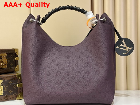 Louis Vuitton Carmel Handbag in Mahogany Mahina Perforated Leather M2A651 Replica