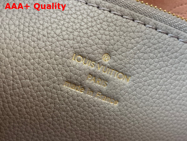 Louis Vuitton Carmel Hobo Bag in Gray Mahina Perforated Calf Leather M23396 Replica