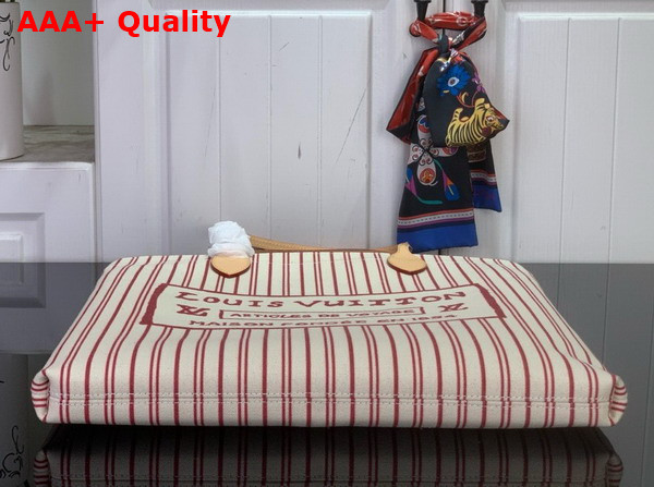 Louis Vuitton Carry It Bag Bicolor Beige Plum Cotton Canvas M15121 Replica