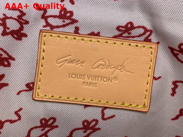 Louis Vuitton Carry It Bag Bicolor Beige Plum Cotton Canvas M15121 Replica